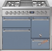 Steel Genesi 100, Rangecooker, 100 cm, Multifunktion, 3 �fen, Farbe Celeste, G10FFF-D-4TCE, mit 5 Jahren Garantie!
