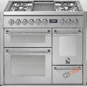 Steel Genesi 100, Rangecooker, 100 cm, Multifunktion, 3 �fen, Farbe Edelstahl, G10FFF-6WSS, mit 5 Jahren Garantie!