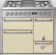 Steel Genesi 100, Rangecooker, 100 cm, Multifunktion, 3 �fen, Farbe Creme, G10FFF-D-6LCR, mit 5 Jahren Garantie!