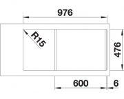 Blanco Lantos 6 S-IF Centric, 521754