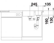 Blanco Lantos 6 S-IF Centric, 521754