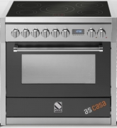 Steel Genesi 90, Rangecooker, 90 cm, Multifunktion, Farbe Anthrazit, G9F-4FAN, mit 5 Jahren Garantie!