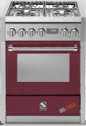Steel Genesi 70, Rangecooker, 70 cm, Multifunktion, Farbe Bordeaux, G7F-4LBR, mit 5 Jahren Garantie!