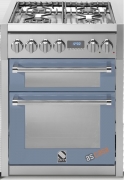 Steel Genesi 70, Rangecooker, 70 cm, Multifunktion, 2 fen, Farbe Celeste, G7FF-4CE, mit 5 Jahren Garantie!