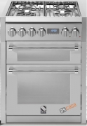 Steel Genesi 70, Rangecooker, 70 cm, Multifunktion, 2 fen, Farbe Edelstahl, G7FF-4SS, mit 5 Jahren Garantie!