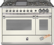 Steel Ascot 120, Rangecooker, 120 cm, Combisteam, Farbe Nuvola, A12SF-6BNA , mit 5 Jahren Garantie!