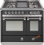 Steel Ascot 100, Rangecooker, 100 cm, Combisteam, Farbe Anthrazit, A10SF-4MAN , mit 5 Jahren Garantie!