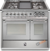 Steel Ascot 100, Rangecooker, 100 cm, Combisteam, Farbe Edelstahl, A10SF-6LSS , mit 5 Jahren Garantie!