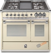 Steel Ascot 100, Rangecooker, 100 cm, Multifunktion, Farbe Creme, A10FF-6LCR , mit 5 Jahren Garantie!