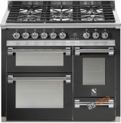 Steel Ascot 100, Rangecooker, 100 cm, Multifunktion, 3 fen, Farbe Anthrazit, A10FFF-4TAN , mit 5 Jahren Garantie!