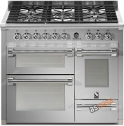 Steel Ascot 100, Rangecooker, 100 cm, Multifunktion, 3 fen, Farbe Edelstahl, A10FFF-6WSS , mit 5 Jahren Garantie!