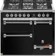 Steel Ascot 100, Rangecooker, 100 cm, Multifunktion, 3 fen, Farbe Schwarz, A10FFF-D-4MBA , mit 5 Jahren Garantie!