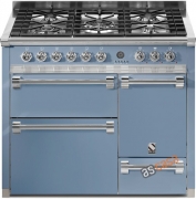 Steel Ascot 100, Rangecooker, 100 cm, Multifunktion, 3 fen, Farbe Celeste, A10FFF-D-4MCE , mit 5 Jahren Garantie!