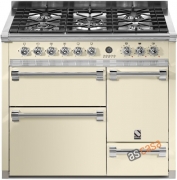 Steel Ascot 100, Rangecooker, 100 cm, Multifunktion, 3 fen, Farbe Creme, A10FFF-D-6LCR , mit 5 Jahren Garantie!