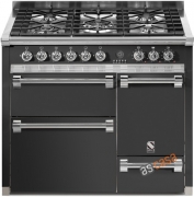 Steel Ascot 100, Rangecooker, 100 cm, Multifunktion, 3 fen, Farbe Anthrazit, A10FFF-D-6LAN , mit 5 Jahren Garantie!