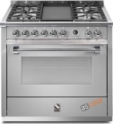 Steel Ascot 90, Rangecooker, 90 cm, Combisteam, Farbe Edelstahl, A9S-6WSS, mit 5 Jahren Garantie!