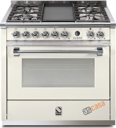 Steel Ascot 90, Rangecooker, 90 cm, Combisteam, Farbe Nuvola, A9S-6WNA, mit 5 Jahren Garantie!