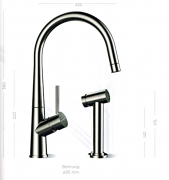 Schock Conos Pro Zugauslauf, Edelstahl massiv, Hochdruck, 528006 EDM