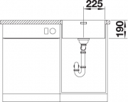 Blanco Andano 450-IF, InFino Ablauf, 522961