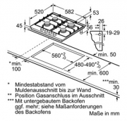 Neff TDS 2649 N/T26DS49N0D, Autarkes Gaskochfeld, mit 5 Jahren Garantie!