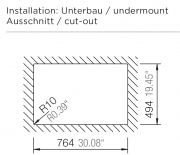 Schock Mono D-100XS U Unterbau, Carbonium