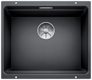 Blanco Etagon 500-U Silgranit PuraDur, Farbe felsgrau, InFino Ablauf, 522228