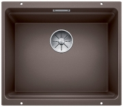 Blanco Etagon 500-U Silgranit PuraDur, Farbe perlgrau, InFino Ablauf, 522230