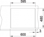 Blanco Metra 6 Silgranit PuraDur 2, Farbe muskat, 521889