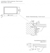 Schock Mono D-100 L FB Flchenbndig, Silverstone