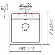 Schock Mono N-100 S U Unterbau, Stone