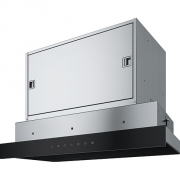 Franke Mythos Plus FMYPL 608 POT BK, Flachschirmhaube, schwarz, 60 cm, mit 5 Jahren Garantie!