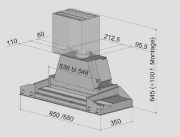 berbel permalyt BUR 125 FLU Umluftfilter mit Haltekonsole, 1090003