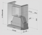 berbel permalyt BUR 125 FLU Umluftfilter mit Haltekonsole, 1090003