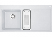 Franke Mythos MTG 651-100 Einbausp�le, Fragranit+, Farbe Glacier, Druckknopfventil, 114.0476.970