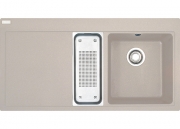 Franke Mythos MTG 651-100 Einbausp�le, Fragranit+, Farbe Sahara, Druckknopfventil, 114.0476.983