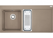 Franke Mythos MTG 651-100 Einbausp�le, Fragranit+, Farbe Cashmere, Druckknopfventil, 114.0476.988