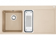 Franke Mythos MTG 651-100 Einbausp�le, Fragranit+, Farbe Beige, Druckknopfventil, 114.0476.986