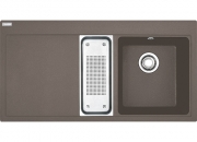 Franke Mythos MTG 651-100 Einbausp�le, Fragranit+, Farbe Umbra, Druckknopfventil, 114.0476.989