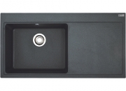 Franke Mythos MTG 611-100 Fragranit DuraKleen Plus, Becken rechts, Farbe Graphit, 114.0476.997