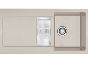 Franke Maris MRG 651 Fragranit+, Einbausple, Druckknopfventil, Farbe Sahara, 114.0477.274