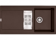 Franke Maris MRG 651 Fragranit+, Einbausple, Druckknopfventil, Farbe Chocolate, 114.0477.280