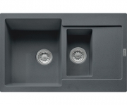 Franke Maris MRG 651-78 Fragranit+, Druckknopfventil, Farbe Graphit, 114.0477.283