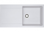 Franke Maris MRG 611-100 Fragranit+, Druckknopfventil, Farbe Glacier, 114.0477.356