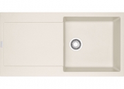 Franke Maris MRG 611-100 Fragranit+, Druckknopfventil, Farbe Magnolia, 114.0477.358