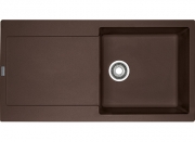 Franke Maris MRG 611-100 Fragranit+, Druckknopfventil, Farbe Chocolate, 114.0477.363