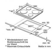Constructa CM310050, Elektrokochfeld, Edelstahl, mit 5 Jahren Garantie!
