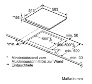 Constructa CM424053, Induktionskochstelle, Edelstahlrahmen, mit 5 Jahren Garantie!