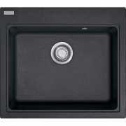 Franke Maris MRG 610-58 Fragranit+, Druckknopfventil Farbe Onyx, 114.0477.396