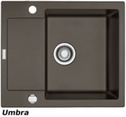 Franke Maris MRG 611-62, Fragranit+, Druckknopfventil, Farbe Umbra, 114.0477.509