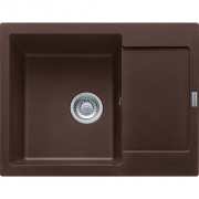 Franke Maris MRG 611-62, Fragranit+, Druckknopfventil, Farbe Chocolate, 114.0477.560